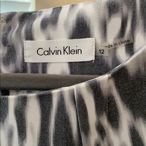 Calvin Klein pattern dress
